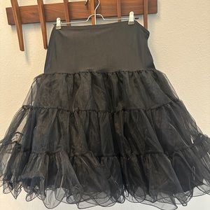 2xl black petticoat by dolls & dames